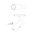 KUZCO LIGHTING INC PAOLO TRILO TRACK DIRECTIONAL LIGHT - DO NOT SHOW ON WEBSITE
