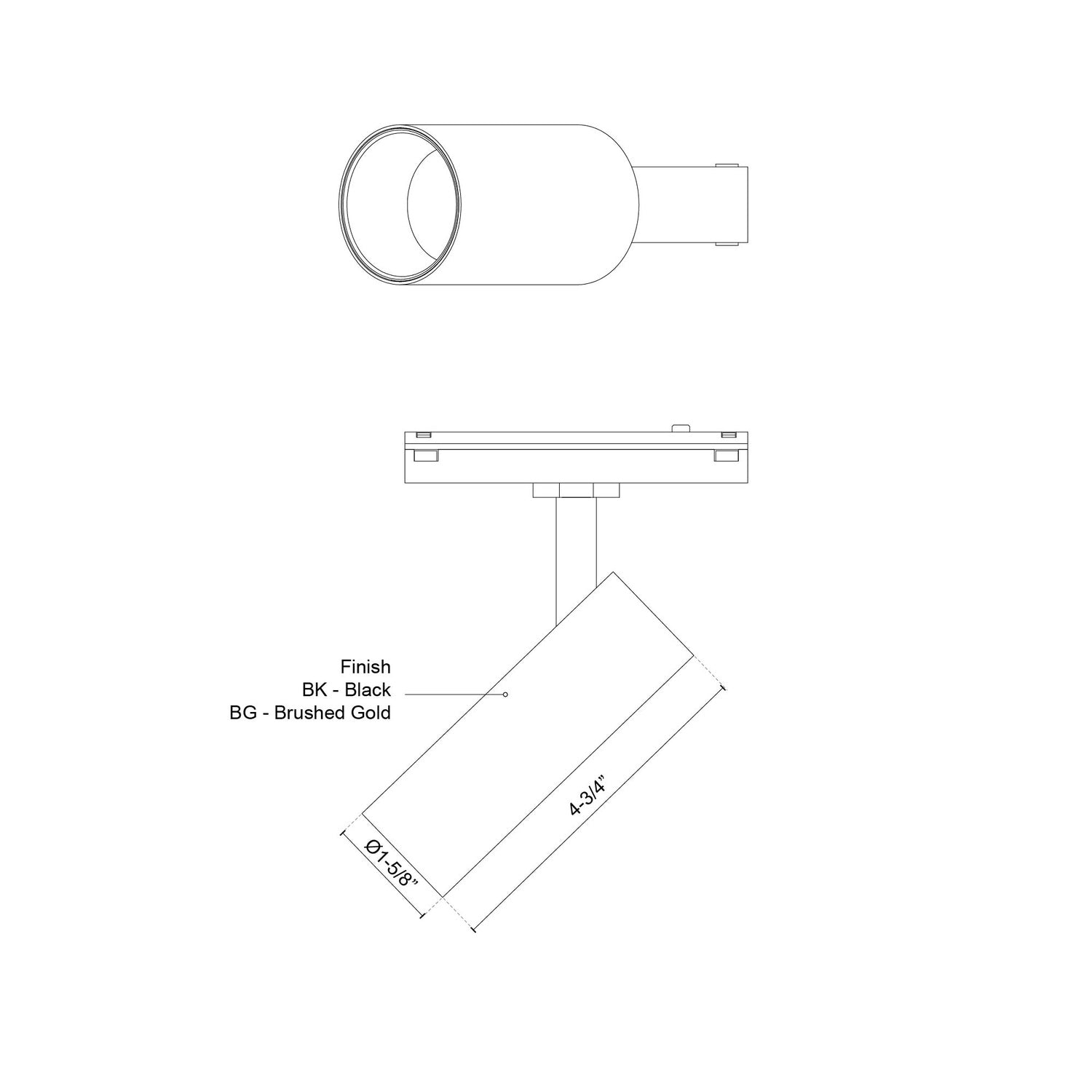 KUZCO LIGHTING INC PAOLO TRILO TRACK DIRECTIONAL LIGHT - DO NOT SHOW ON WEBSITE
