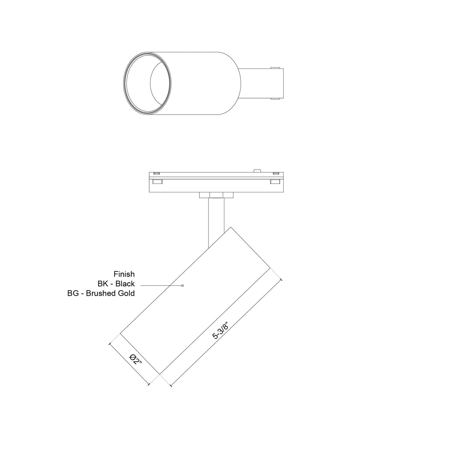 KUZCO LIGHTING INC PAOLO TRILO TRACK DIRECTIONAL LIGHT - DO NOT SHOW ON WEBSITE
