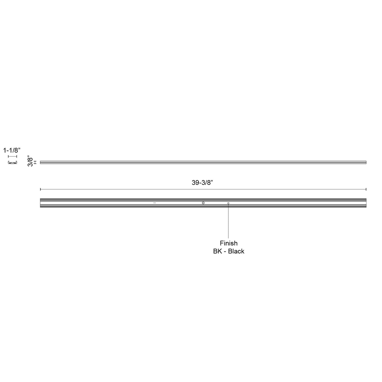 KUZCO LIGHTING INC TRILO TRACK TRILO TRACK RAIL - DO NOT SHOW ON WEBSITE
