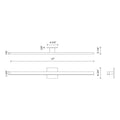 KUZCO LIGHTING INC, VEGA VANITY LIGHTS, VANITY LIGHT