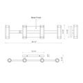 KUZCO LIGHTING INC, BRAZEN VANITY LIGHTS, VANITY LIGHT