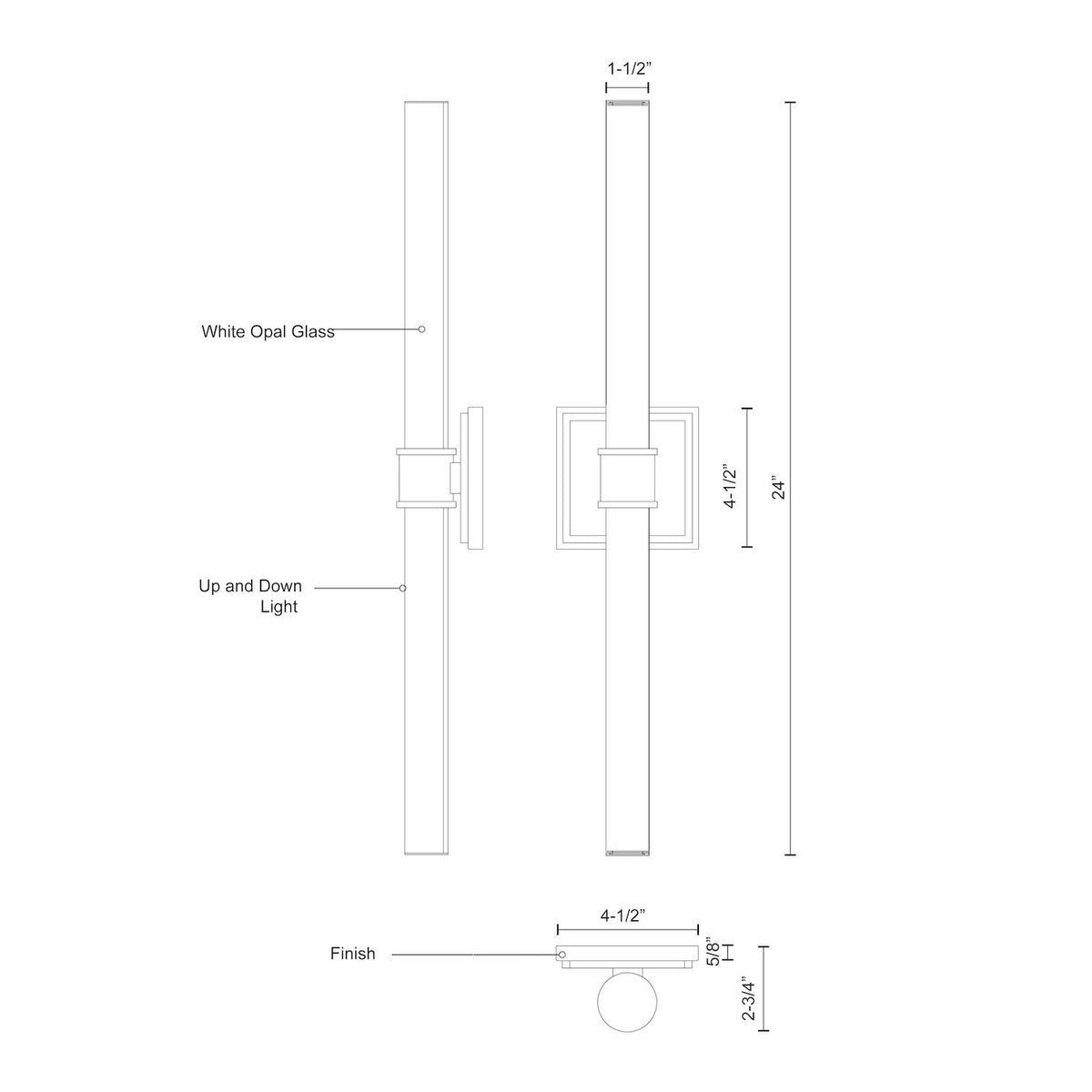 KUZCO LIGHTING INC, RONA VANITY LIGHTS, VANITY LIGHT