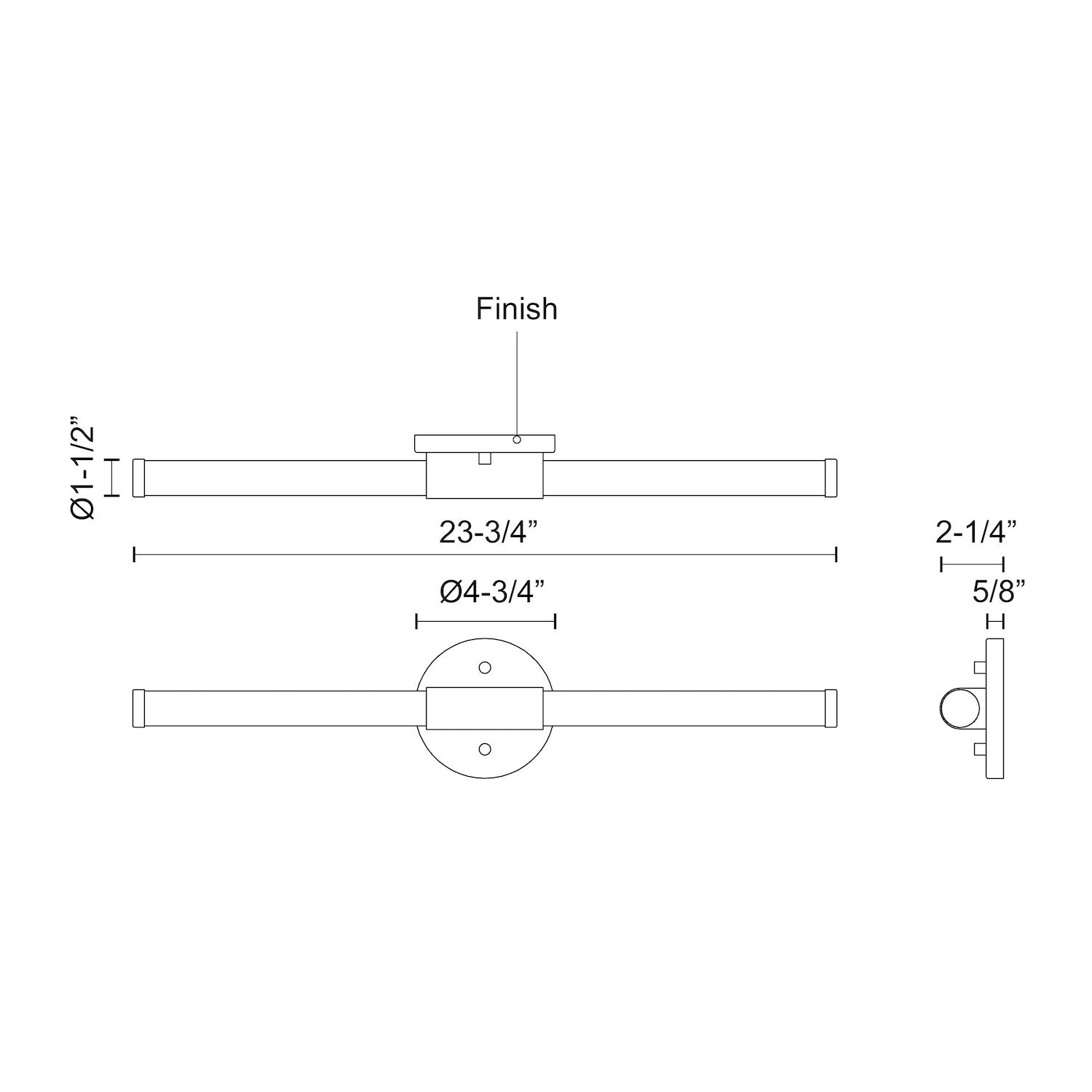 KUZCO LIGHTING INC, AKARI VANITY LIGHTS, VANITY LIGHT