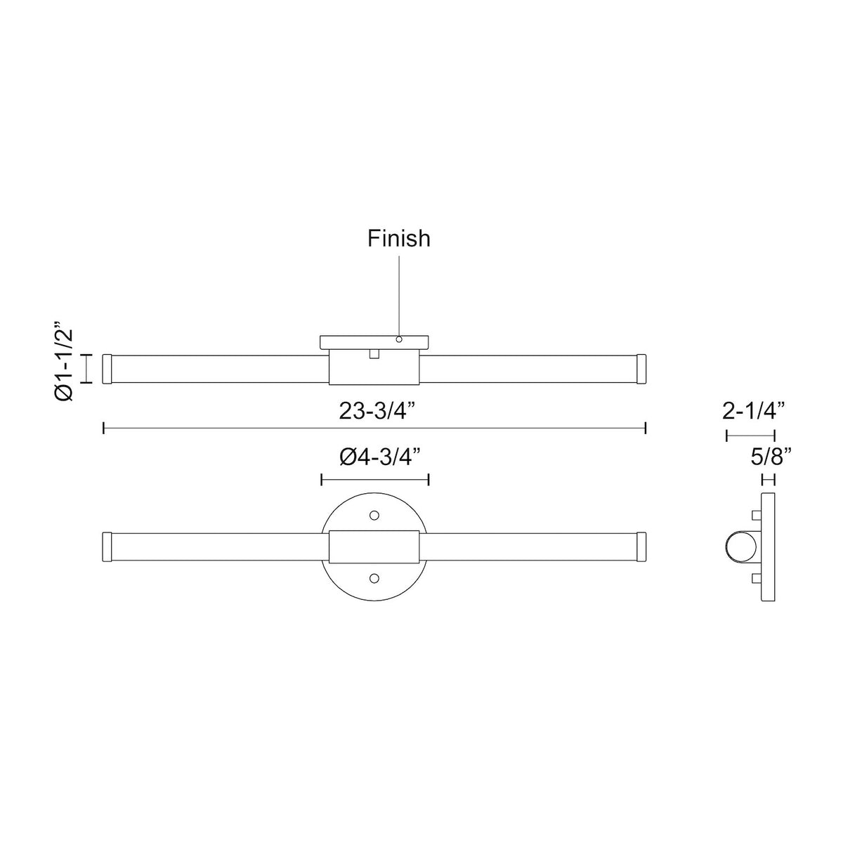 KUZCO LIGHTING INC, AKARI VANITY LIGHTS, VANITY LIGHT