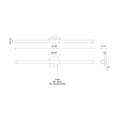 KUZCO LIGHTING INC, AKARI VANITY LIGHTS, VANITY LIGHT