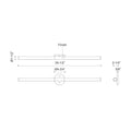 KUZCO LIGHTING INC, AKARI VANITY LIGHTS, VANITY LIGHT
