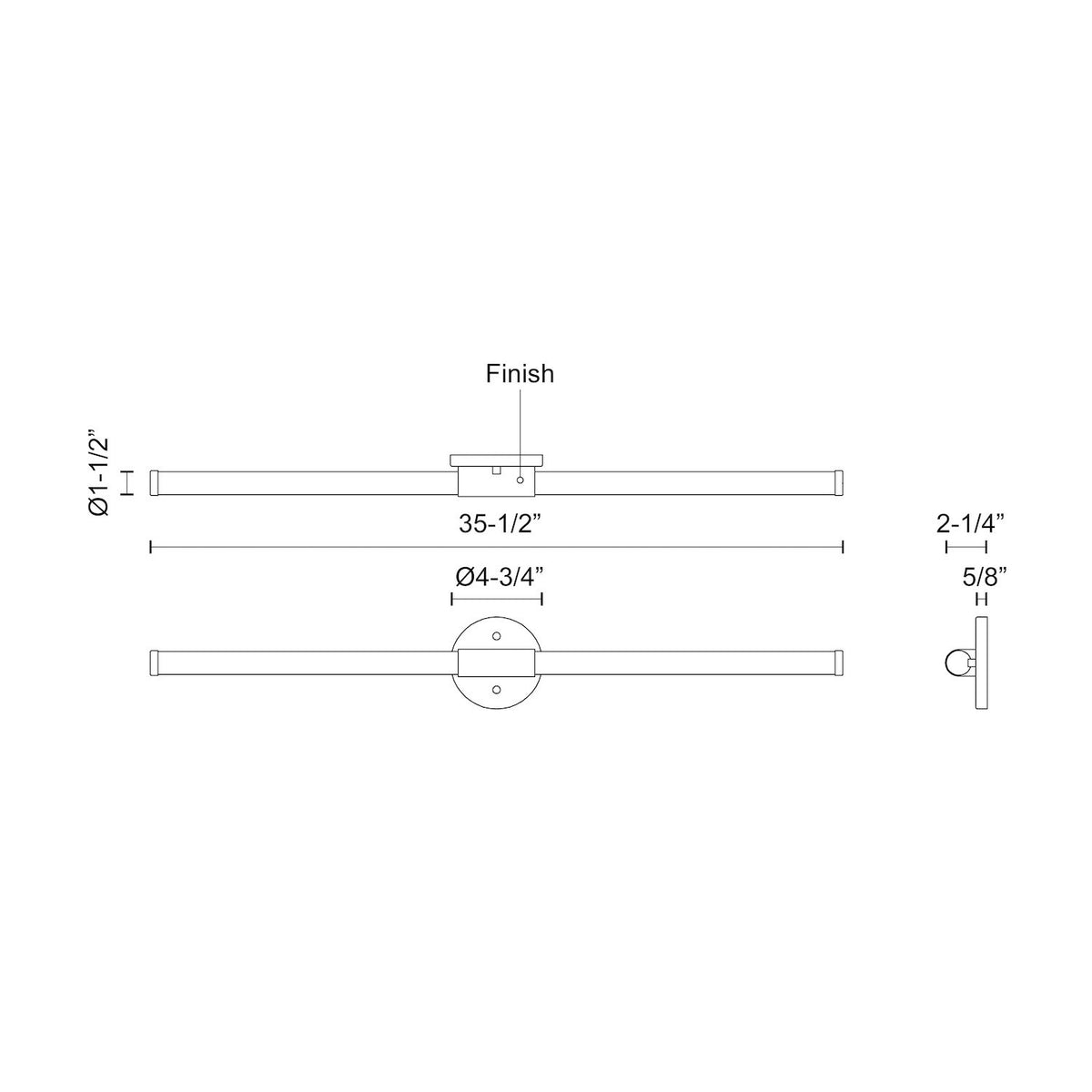 KUZCO LIGHTING INC, AKARI VANITY LIGHTS, VANITY LIGHT