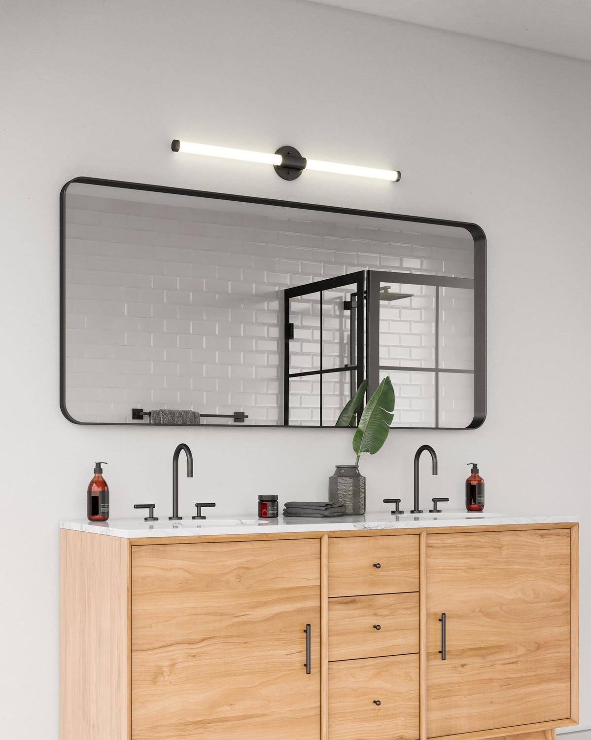 KUZCO LIGHTING INC, AKARI VANITY LIGHTS, VANITY LIGHT