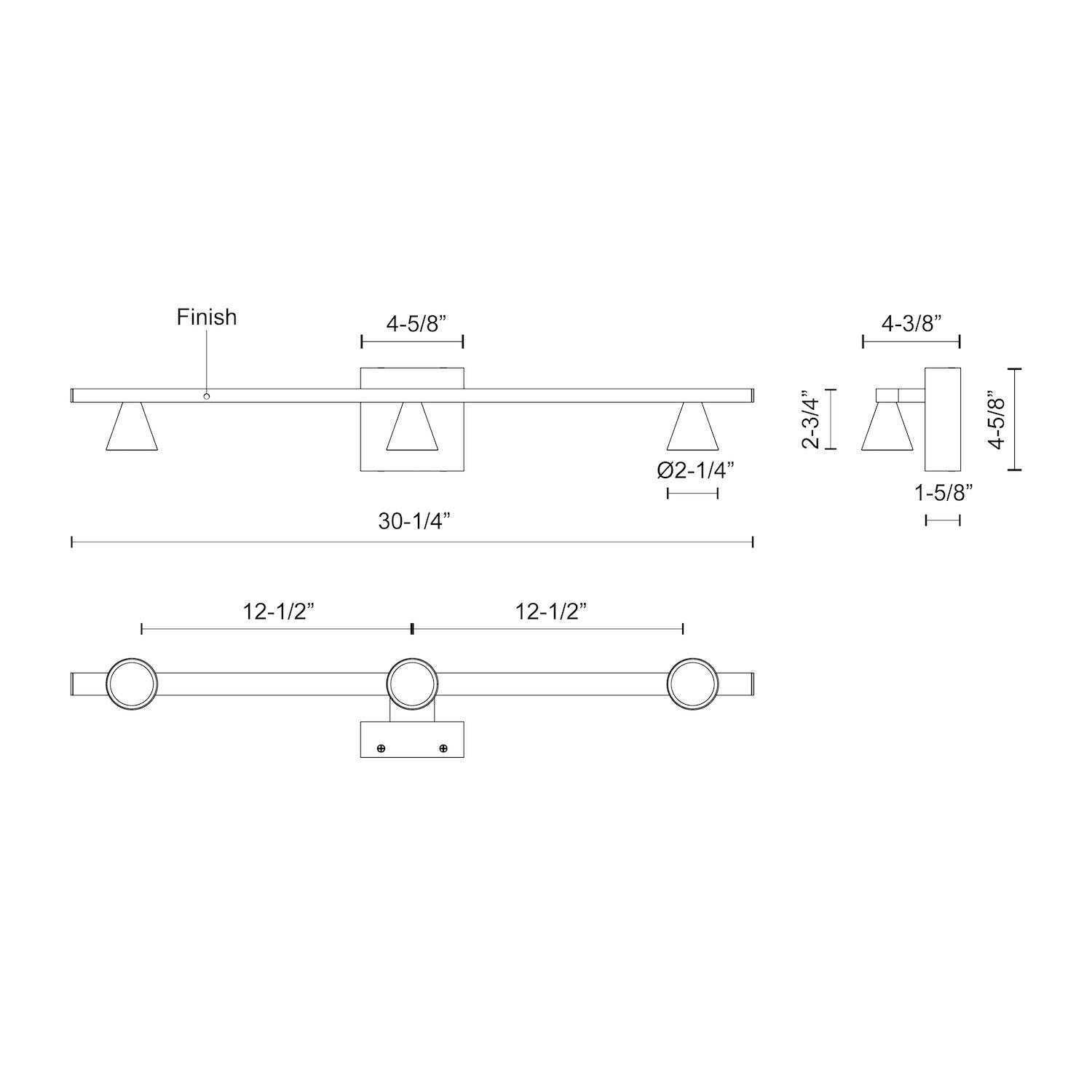 KUZCO LIGHTING INC, DUNE VANITY LIGHTS, VANITY LIGHT