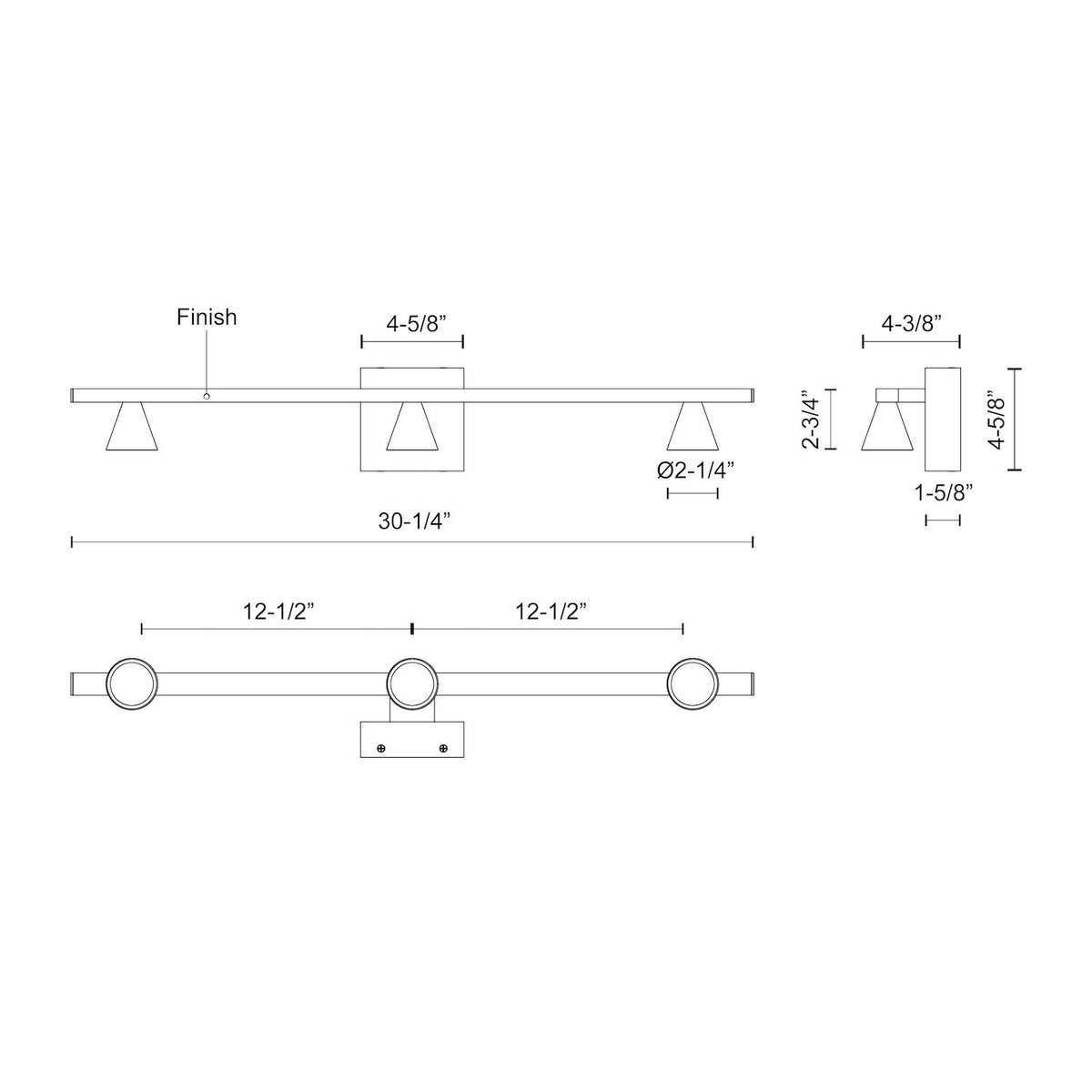 KUZCO LIGHTING INC, DUNE VANITY LIGHTS, VANITY LIGHT