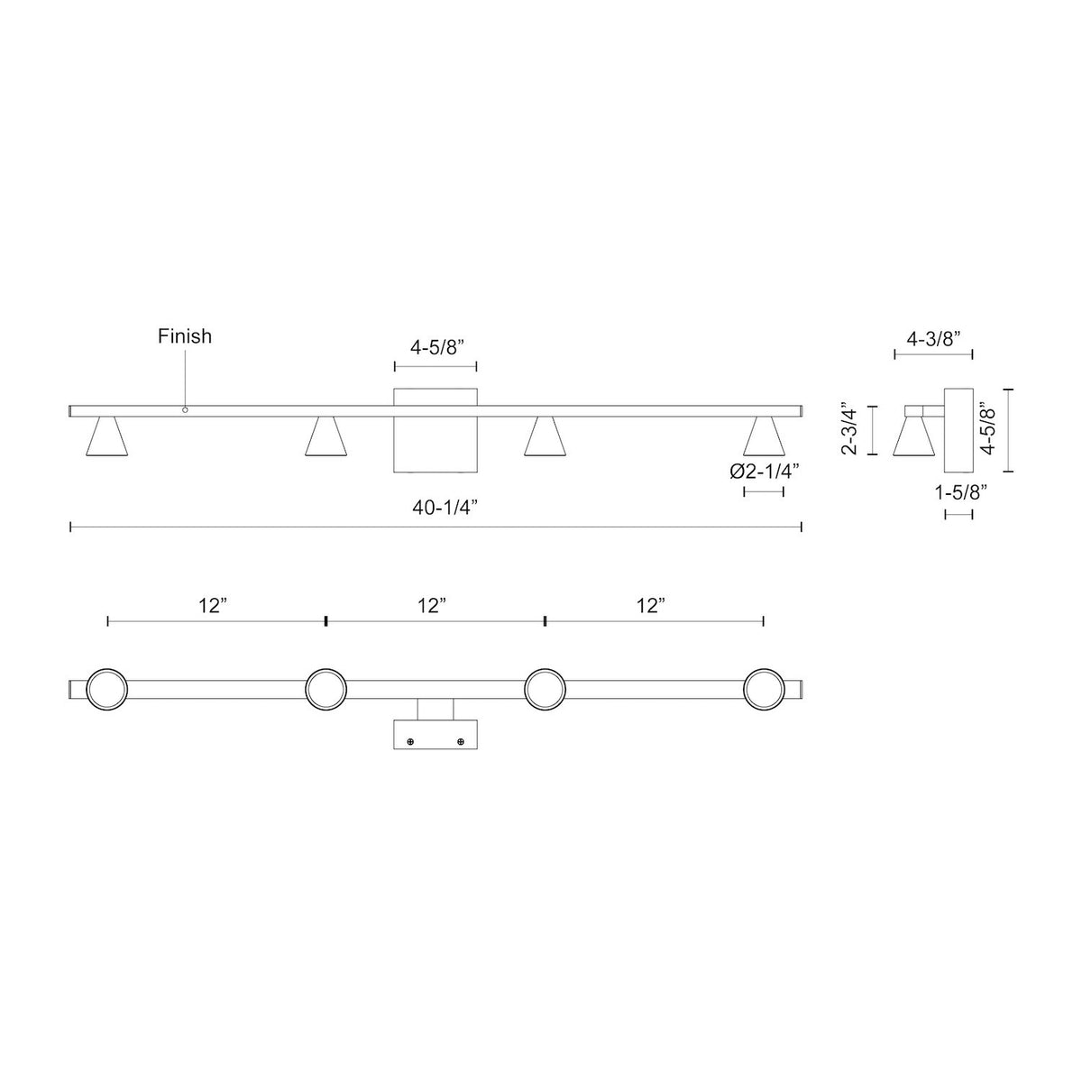 KUZCO LIGHTING INC, DUNE VANITY LIGHTS, VANITY LIGHT