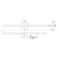 KUZCO LIGHTING INC, BLADE VANITY LIGHTS, VANITY LIGHT