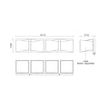 KUZCO LIGHTING INC, CUBIX VANITY LIGHTS, VANITY LIGHT