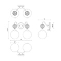 ALORA, CELIA VANITY LIGHTS, VANITY LIGHT