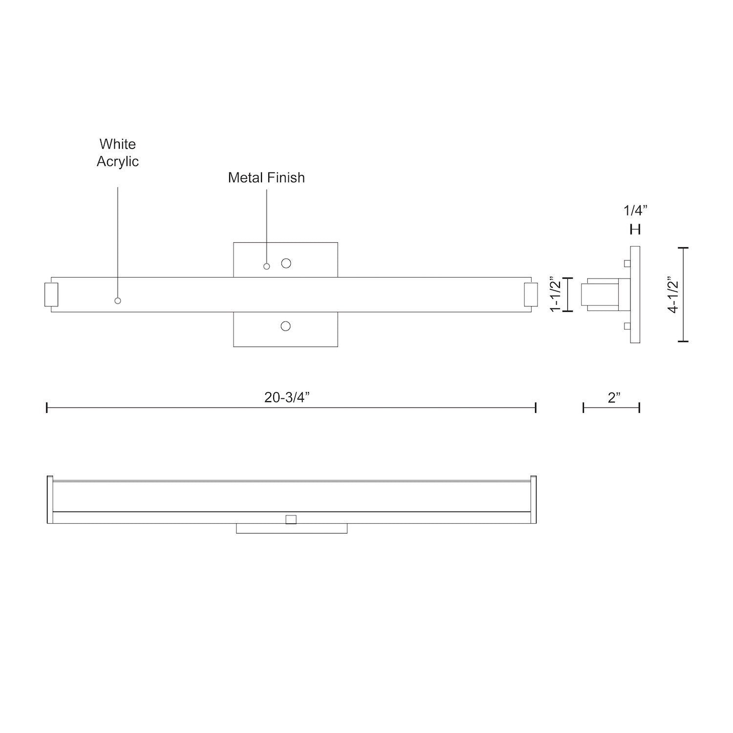 KUZCO LIGHTING INC, LATITUDE-SLIM VANITY LIGHTS, VANITY LIGHT
