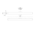 KUZCO LIGHTING INC, LATITUDE VANITY LIGHTS, VANITY LIGHT