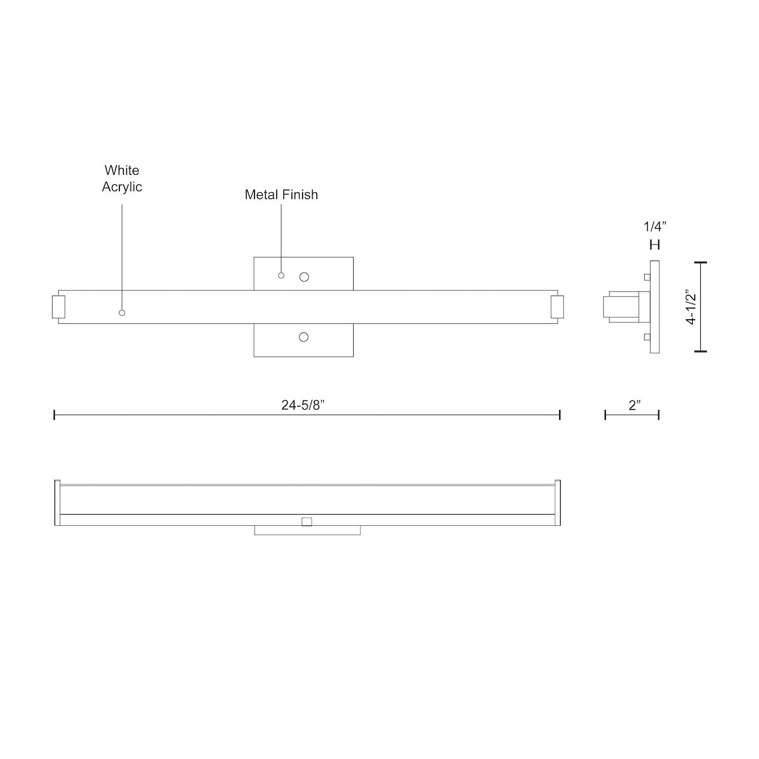 KUZCO LIGHTING INC, LATITUDE-SLIM VANITY LIGHTS, VANITY LIGHT
