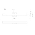 KUZCO LIGHTING INC, LATITUDE-SLIM VANITY LIGHTS, VANITY LIGHT