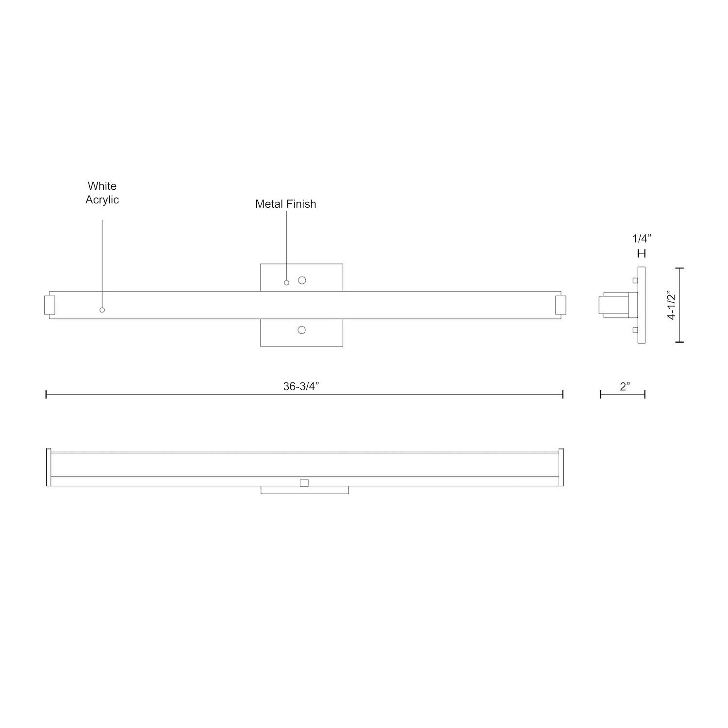 KUZCO LIGHTING INC, LATITUDE-SLIM VANITY LIGHTS, VANITY LIGHT