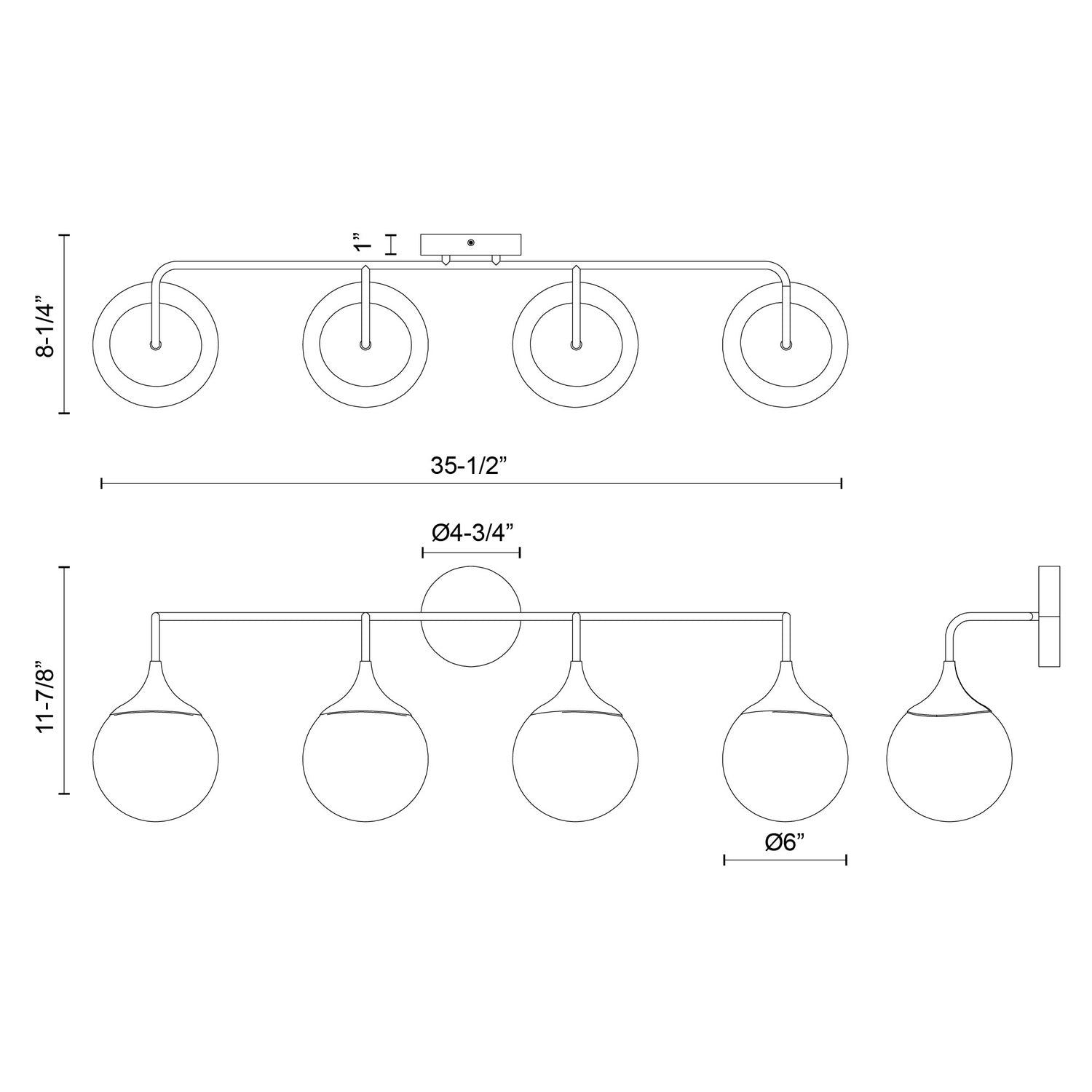 ALORA, NOUVEAU VANITY LIGHTS, VANITY LIGHT