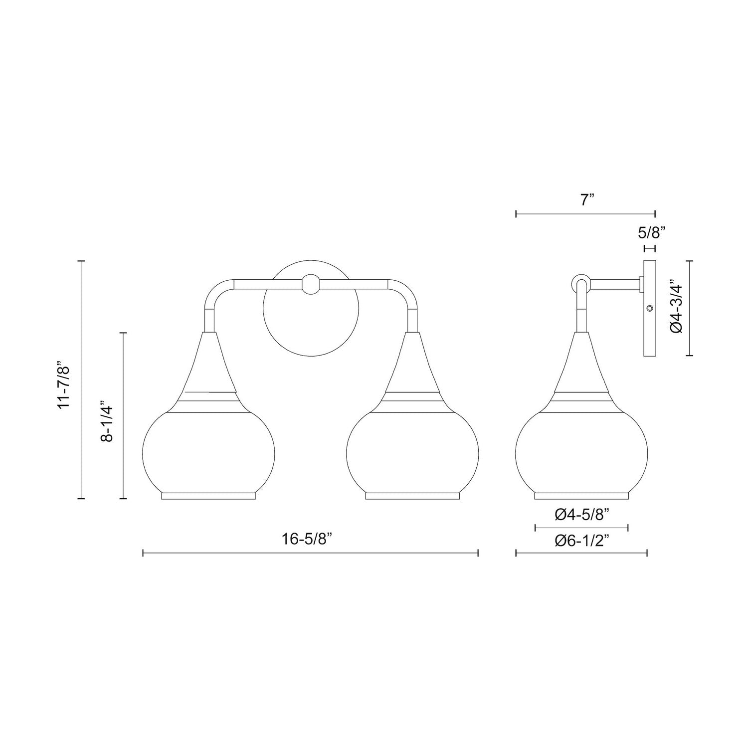 ALORA, HAZEL VANITY LIGHTS, VANITY LIGHT