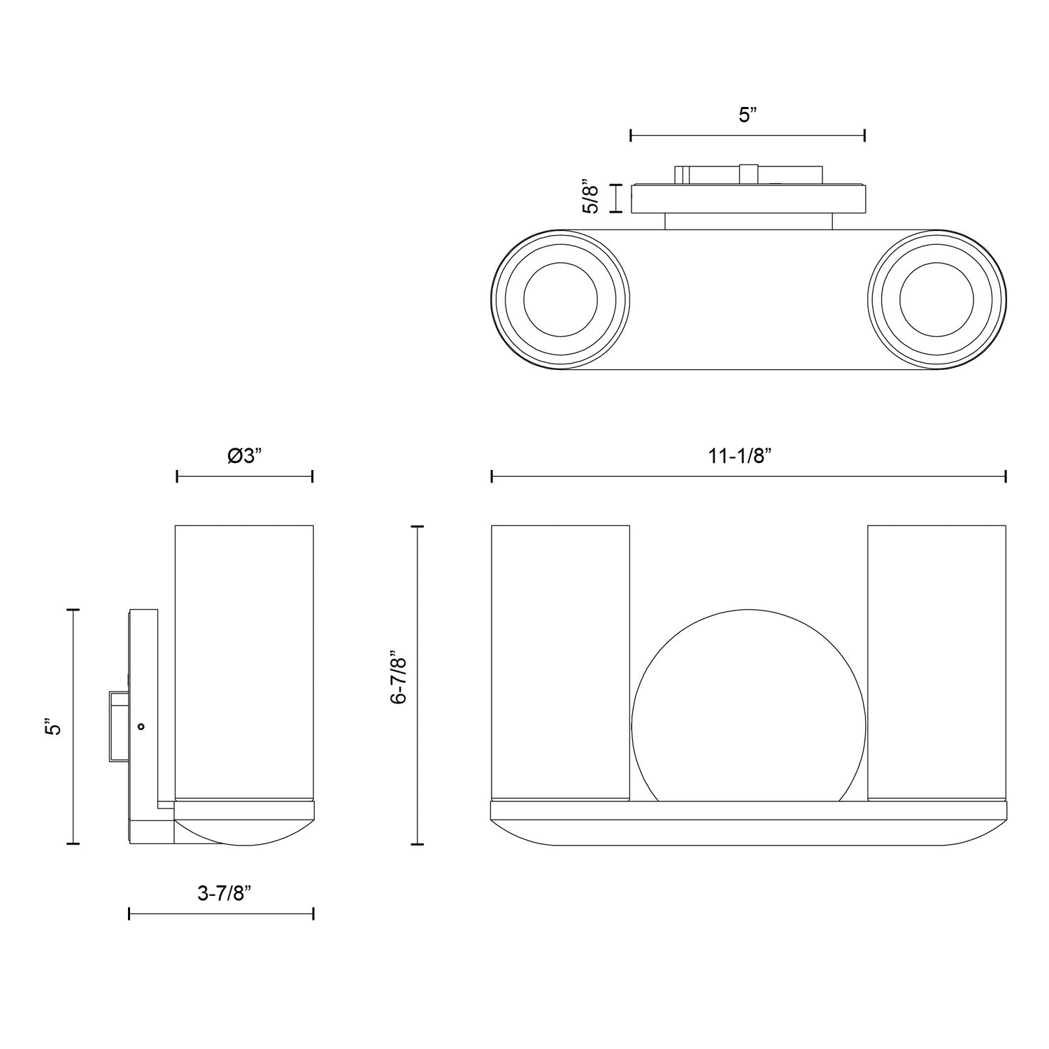 KUZCO LIGHTING INC, BIRCH VANITY LIGHTS, VANITY LIGHT