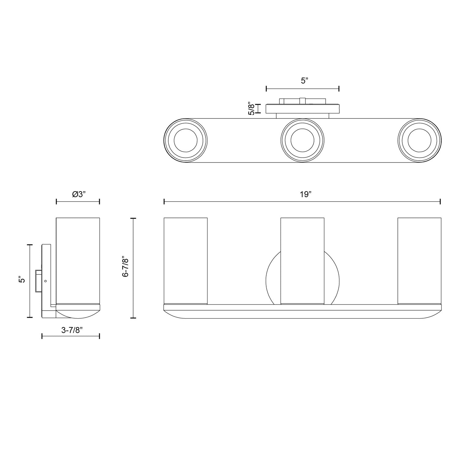 KUZCO LIGHTING INC, BIRCH VANITY LIGHTS, VANITY LIGHT