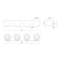 ALORA, WILLOW VANITY LIGHTS, VANITY LIGHT