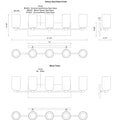 KUZCO LIGHTING INC, NOLA VANITY LIGHTS, VANITY LIGHT