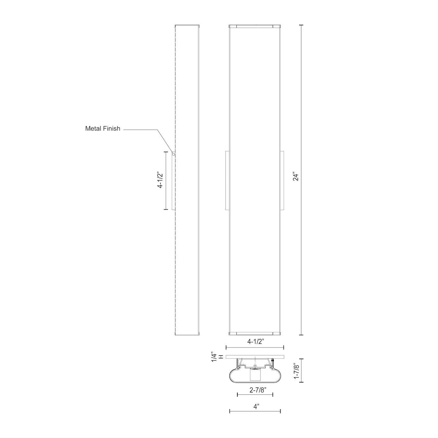 KUZCO LIGHTING INC, FERGUSON VANITY LIGHTS, VANITY LIGHT