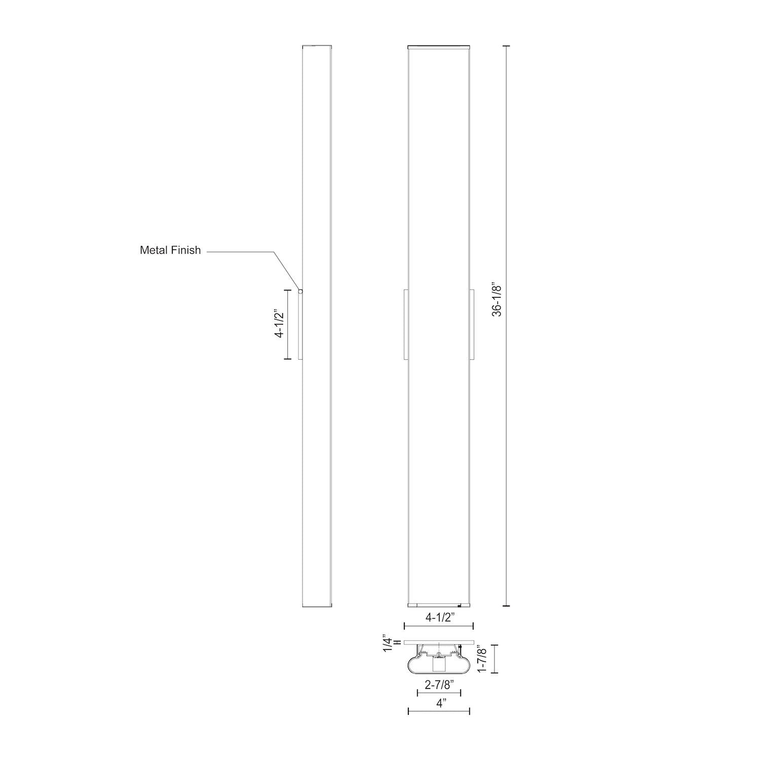 KUZCO LIGHTING INC, FERGUSON VANITY LIGHTS, VANITY LIGHT