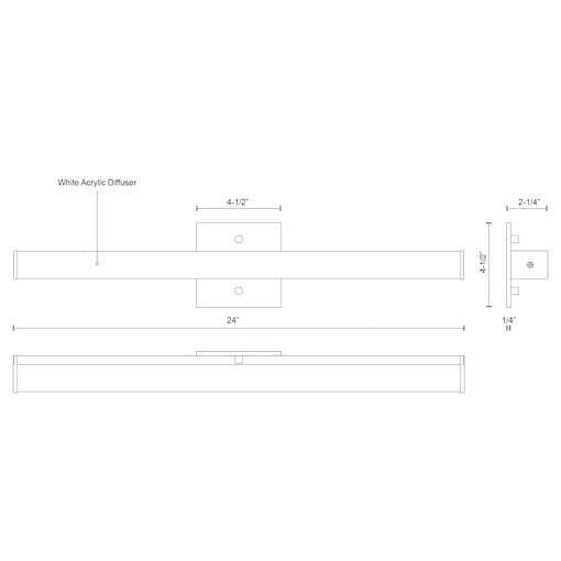 KUZCO LIGHTING INC, JANE-SLIM VANITY LIGHTS, VANITY LIGHT