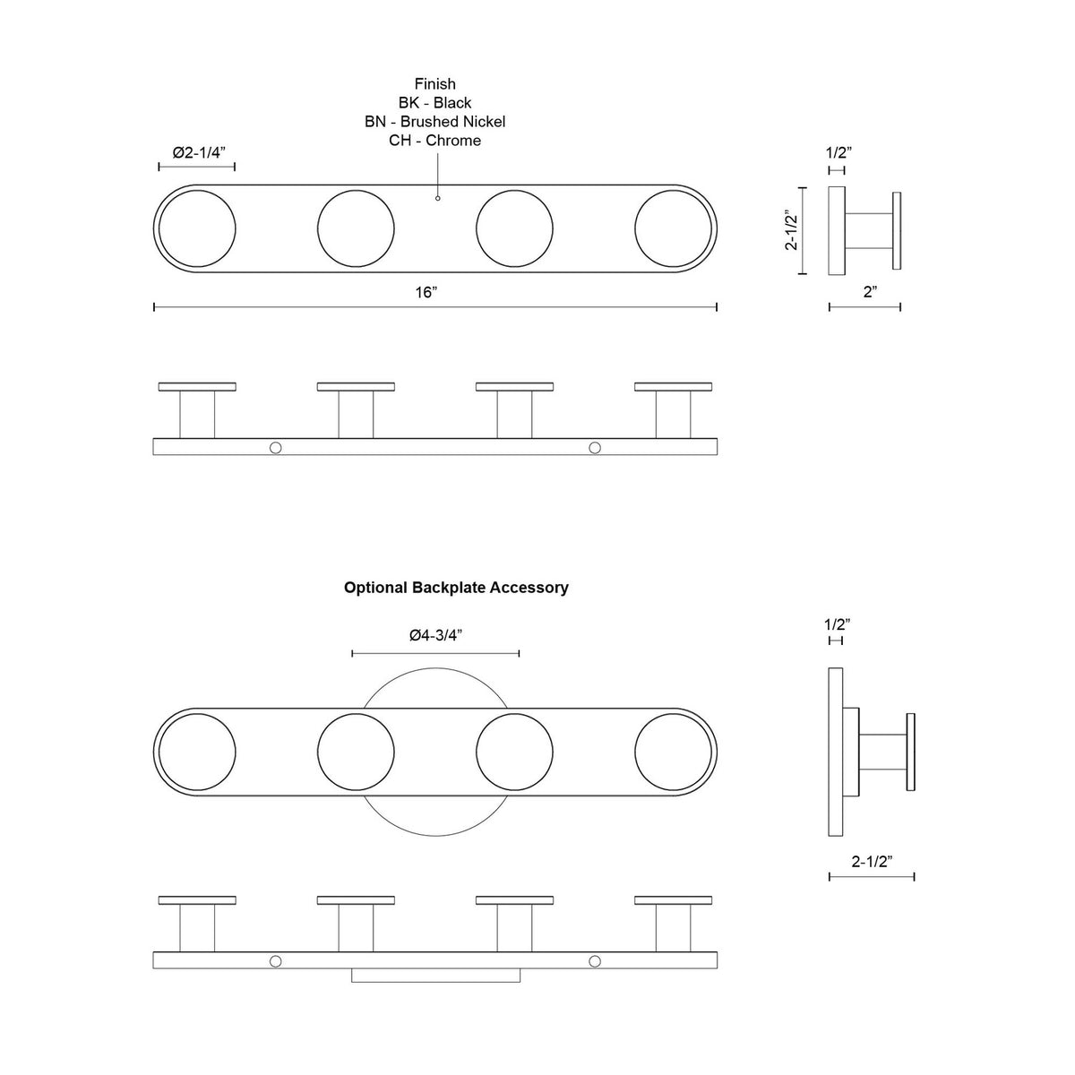 KUZCO LIGHTING INC, EDNA VANITY LIGHTS, VANITY LIGHT
