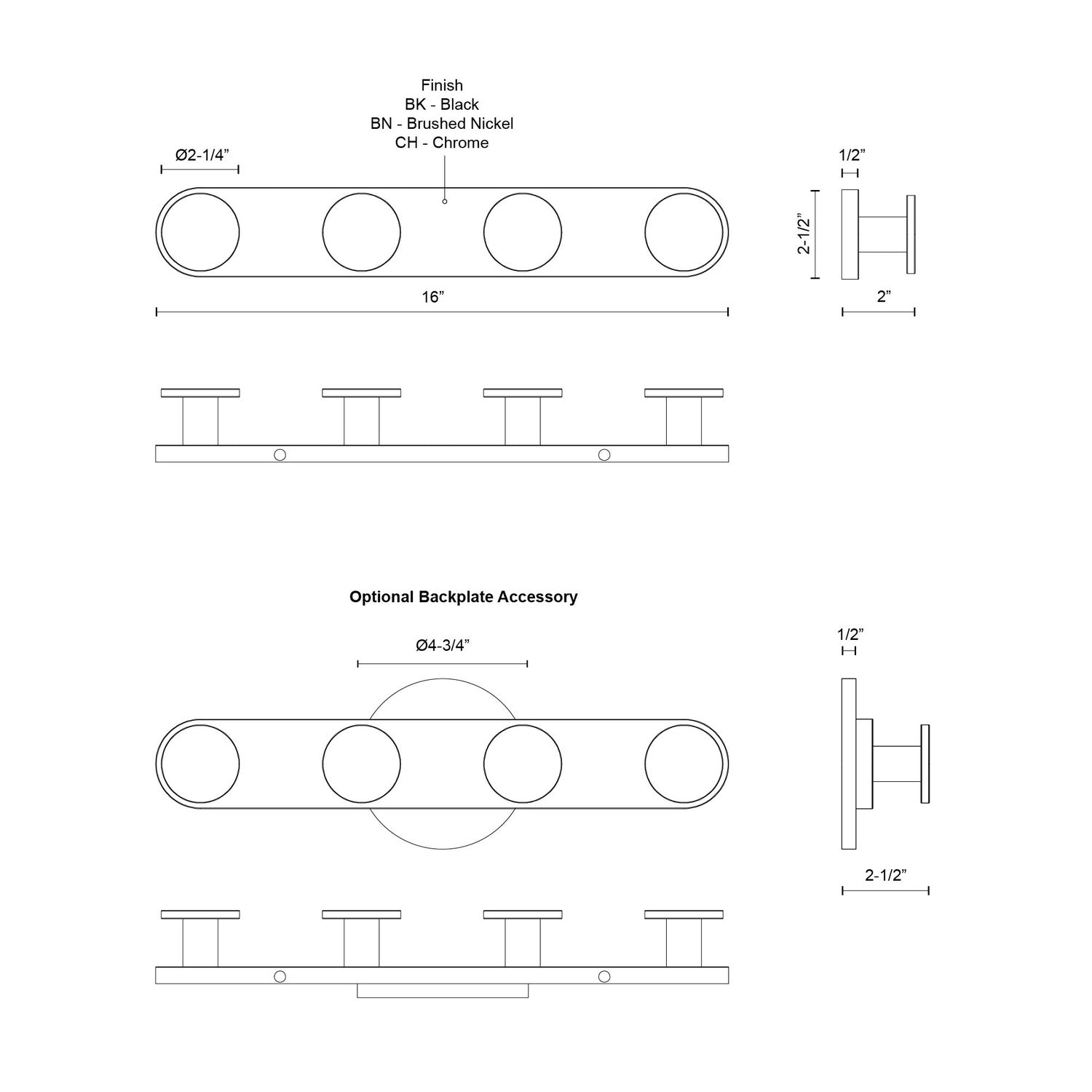 KUZCO LIGHTING INC, EDNA VANITY LIGHTS, VANITY LIGHT