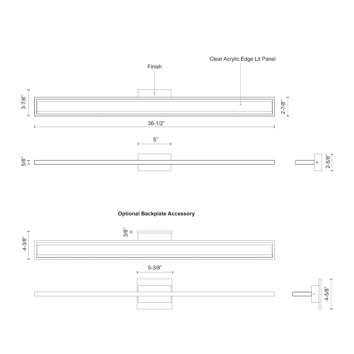 KUZCO LIGHTING INC, BRIO VANITY LIGHTS, VANITY LIGHT