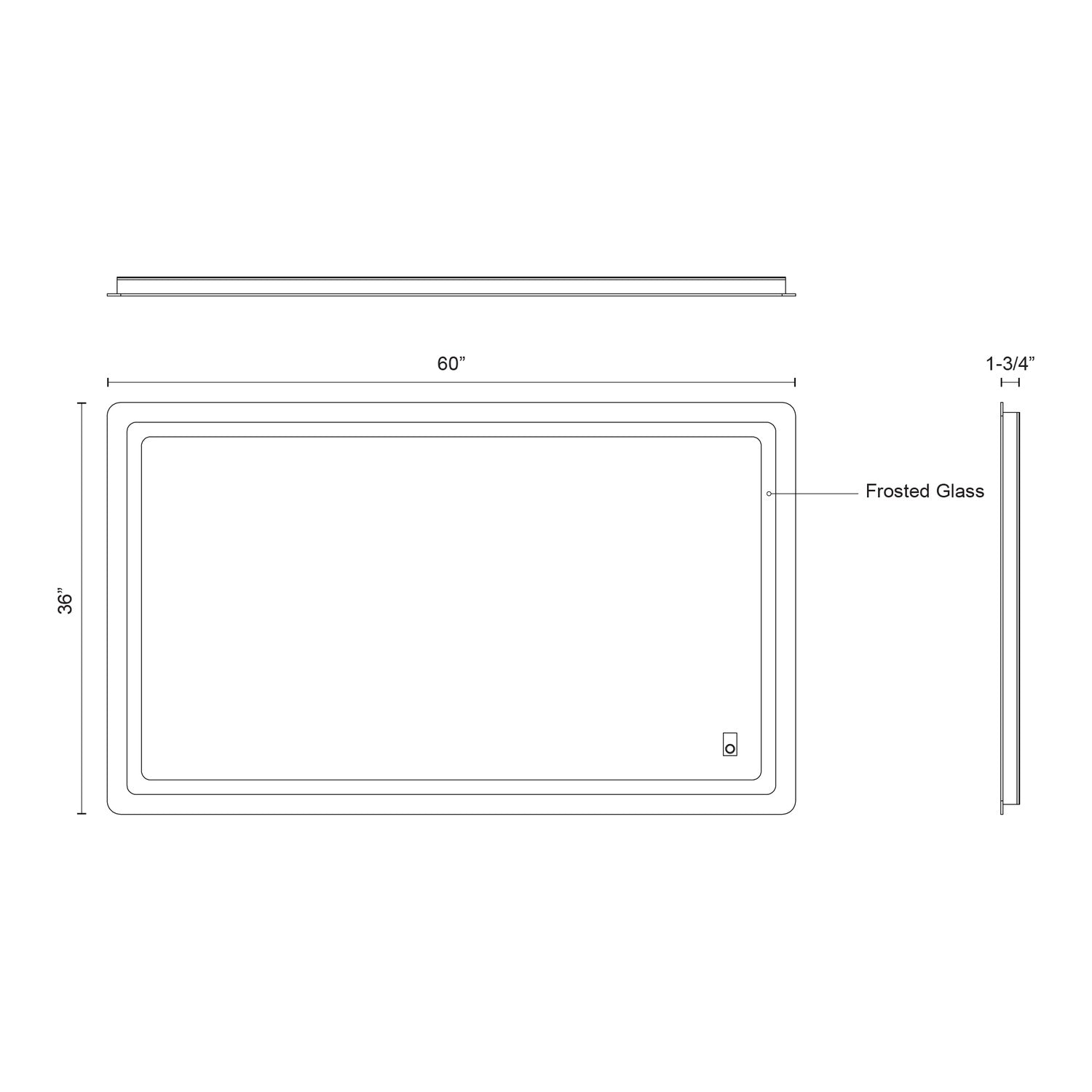 KUZCO LIGHTING INC SENECA VANITY MIRRORS - Mirrors