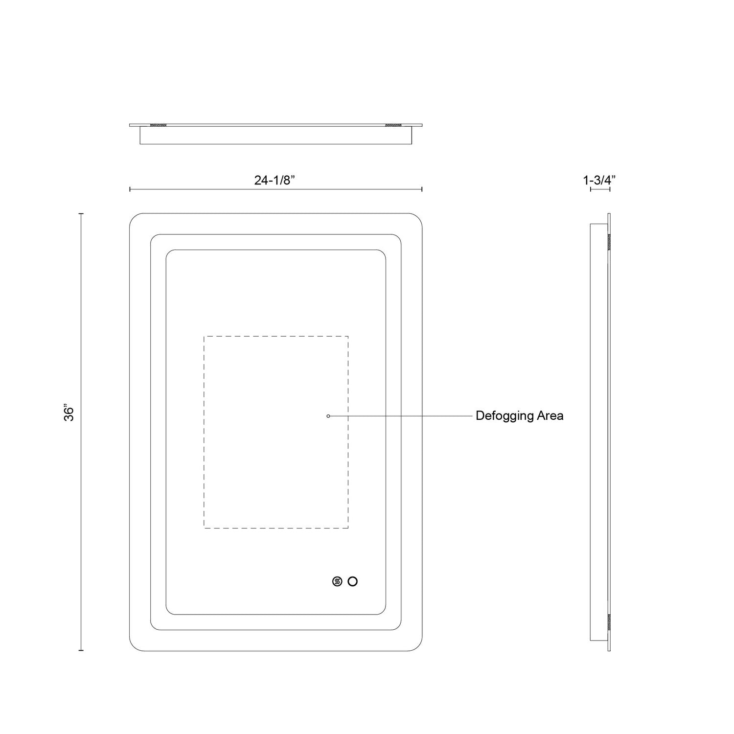KUZCO LIGHTING INC SENECA VANITY MIRRORS - Mirrors