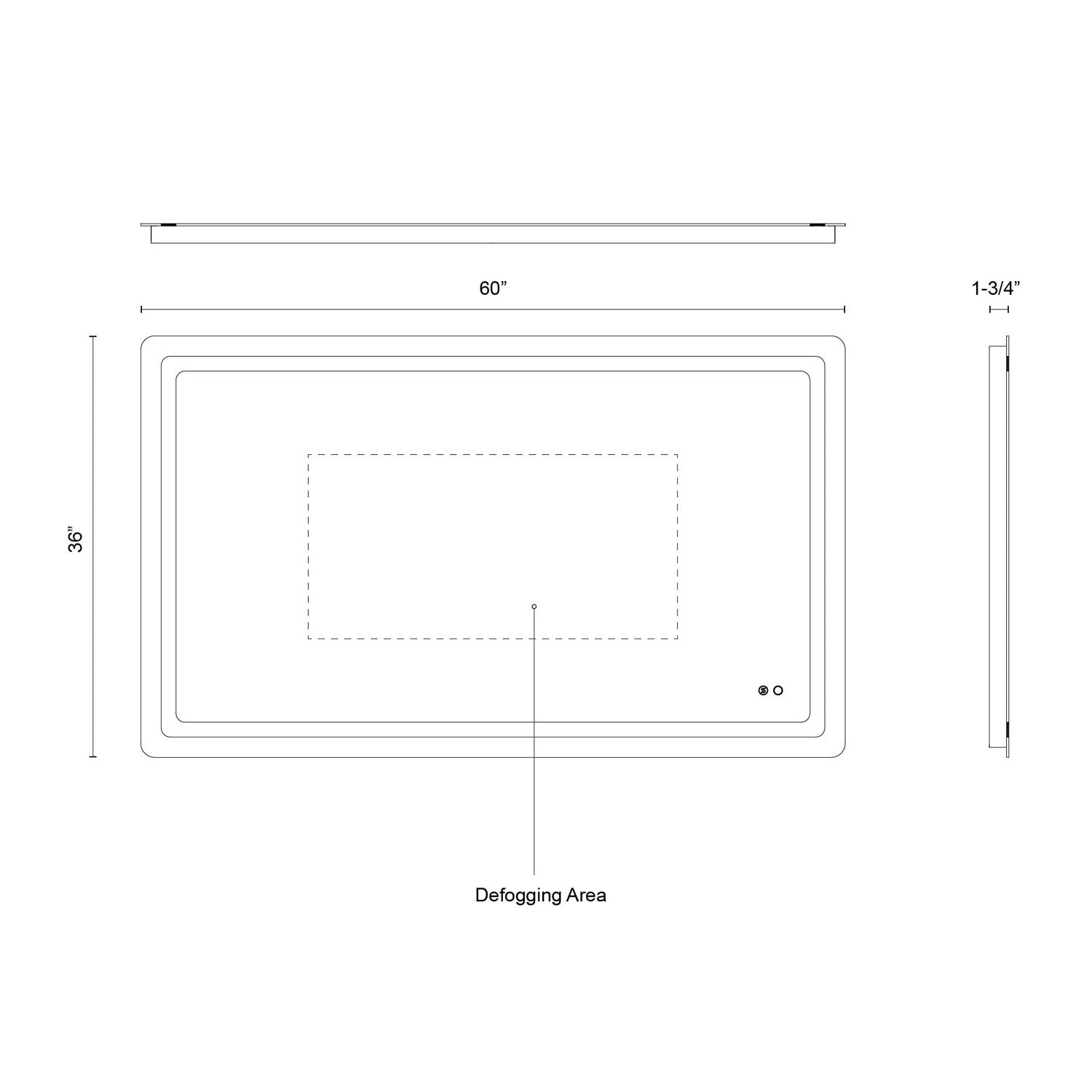 KUZCO LIGHTING INC SENECA VANITY MIRRORS - Mirrors