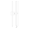 KUZCO LIGHTING INC, VEGA WALL SCONCES, WALL SCONCES