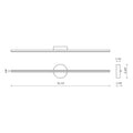 KUZCO LIGHTING INC, CHUTE WALL SCONCES, WALL SCONCES