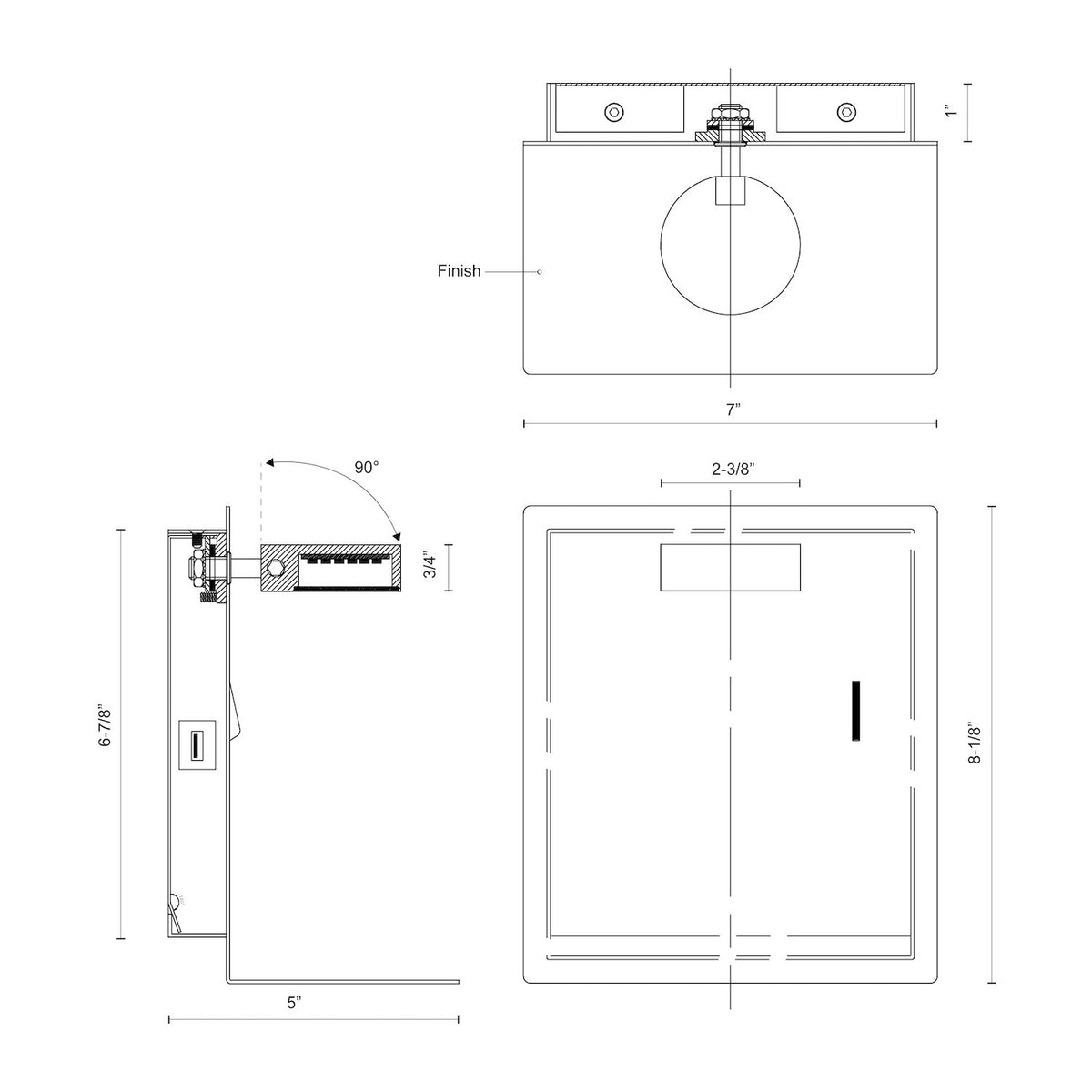 KUZCO LIGHTING INC, DRESDEN WALL SCONCES, WALL SCONCES