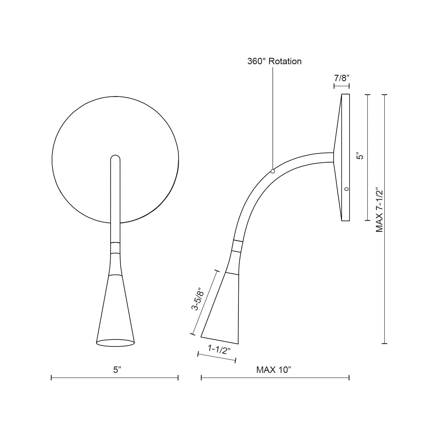 KUZCO LIGHTING INC, ETON WALL SCONCES, WALL SCONCES