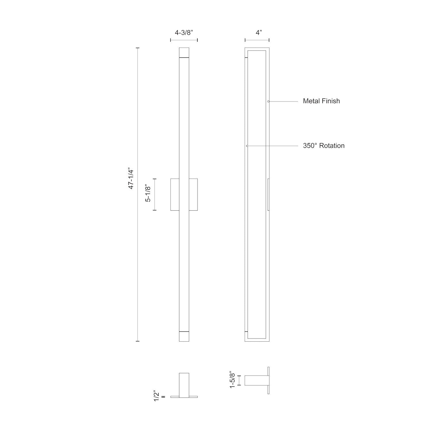KUZCO LIGHTING INC, SWIVEL WALL SCONCES, WALL SCONCES