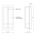 KUZCO LIGHTING INC, GABLE WALL SCONCES, WALL SCONCES