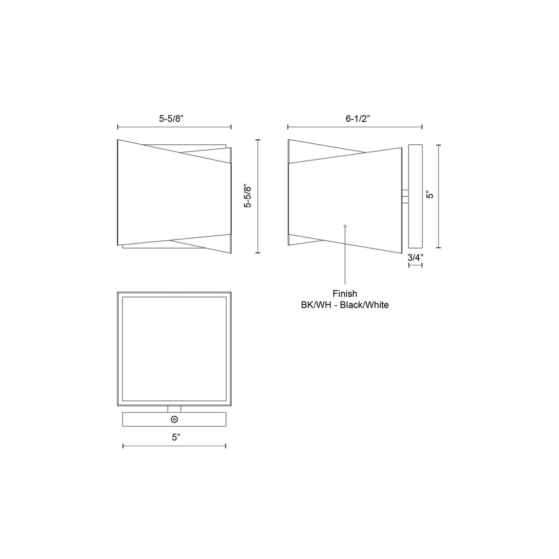 KUZCO LIGHTING INC, CUBIX WALL SCONCES, WALL SCONCES