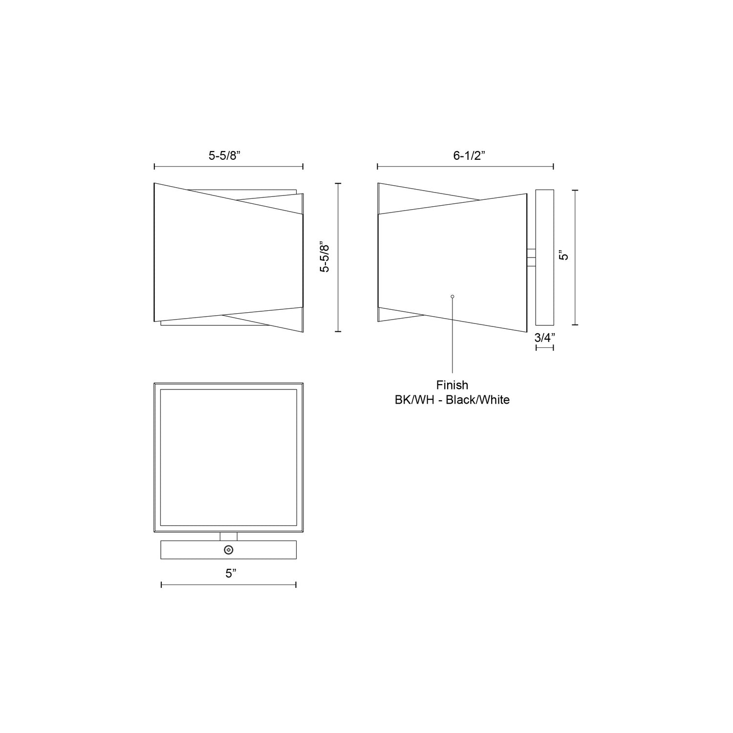 KUZCO LIGHTING INC, CUBIX WALL SCONCES, WALL SCONCES