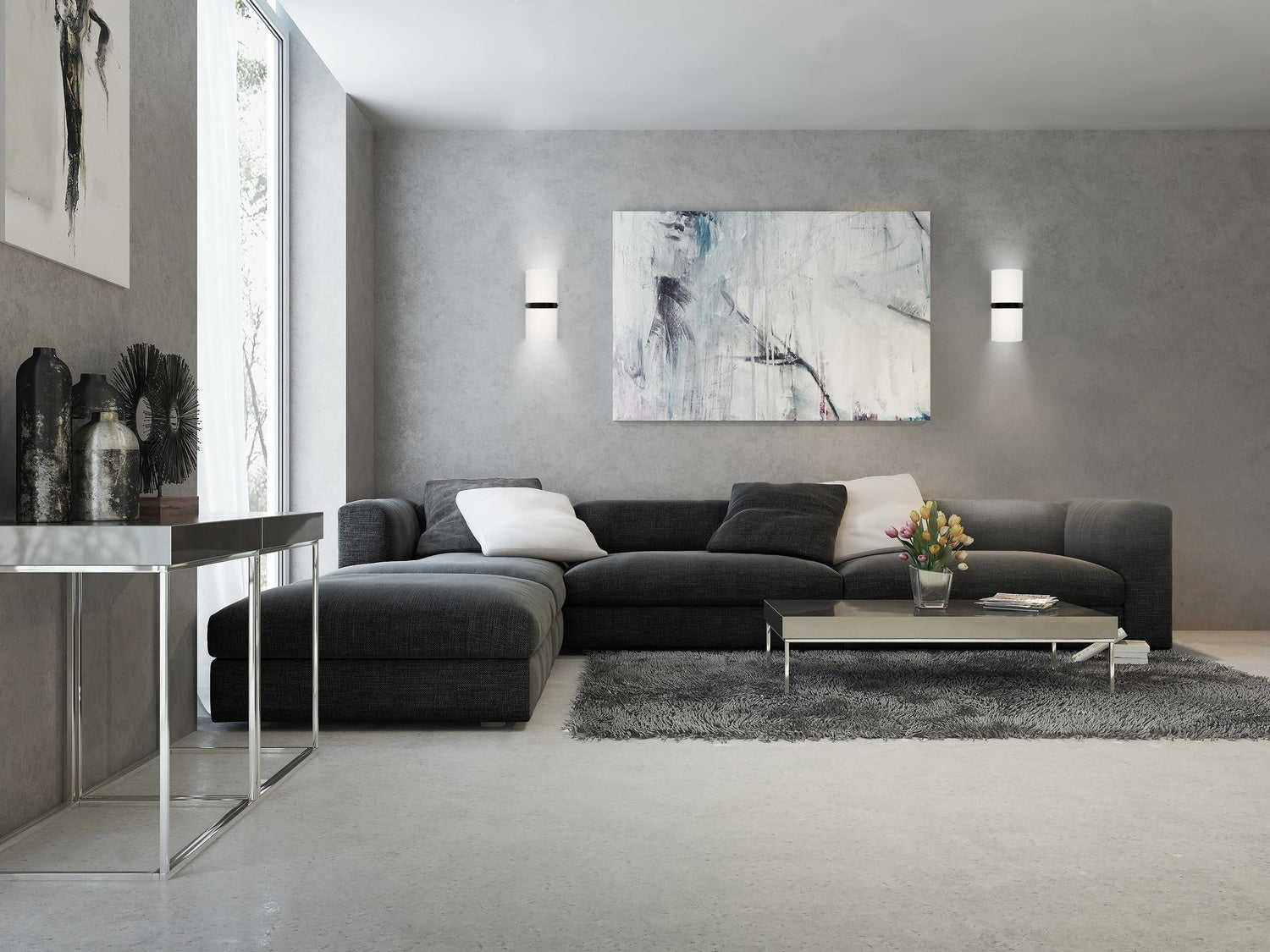 KUZCO LIGHTING INC, HARROW WALL SCONCES, WALL SCONCES