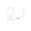 KUZCO LIGHTING INC, PLUTO WALL SCONCES, WALL SCONCES