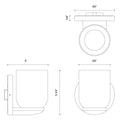KUZCO LIGHTING INC, CEDAR WALL SCONCES, WALL SCONCES